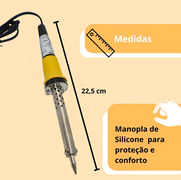FERRO DE SOLDA SEGMA 60W 127V