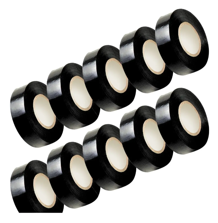 Fita Isolante Anti Chamas Preta 17mm X 10m-GADAN
