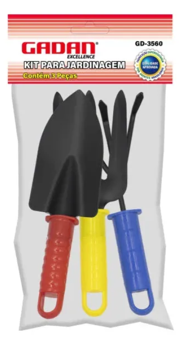 KIT JARDINAGEM 3 PCS - GADAN