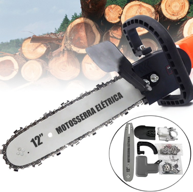 KIT MOTOSSERRA - ADAPTADOR PARA ESMERILHADEIRA E LIXADEIRA