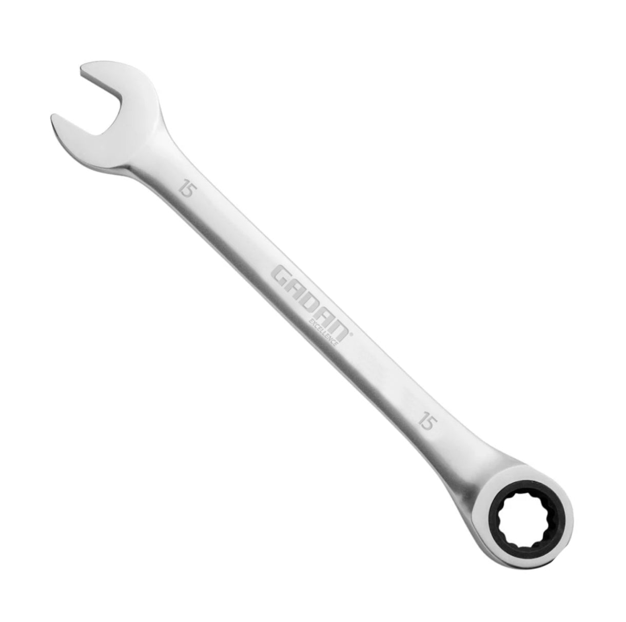 CHAVE COMBINADA COM CATRACA 15MM CROMADA PROFISSIONAL -GADAN
