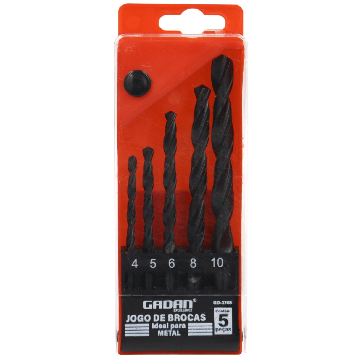 JOGO DE BROCAS PARA METAL C/5 PCS - GADAN