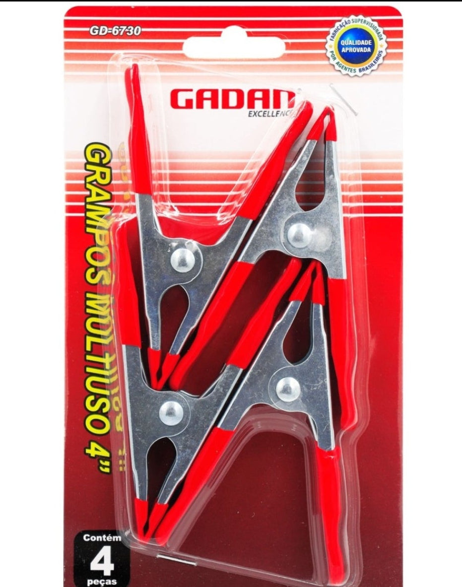 KIT COM 4 GRAMPOS DE 4" - GADAN