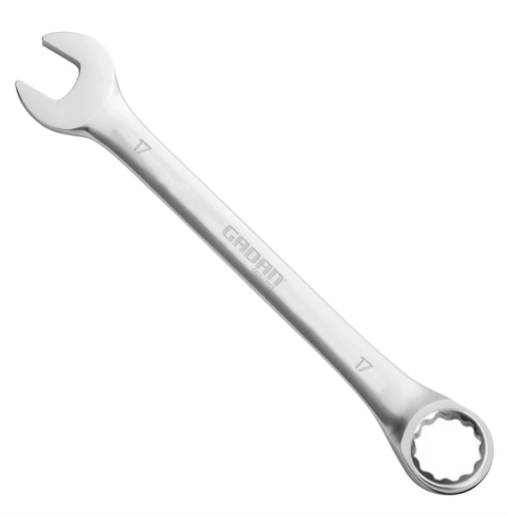 CHAVE COMBINADA 17MM CROMADA PROFISSIONAL -GADAN