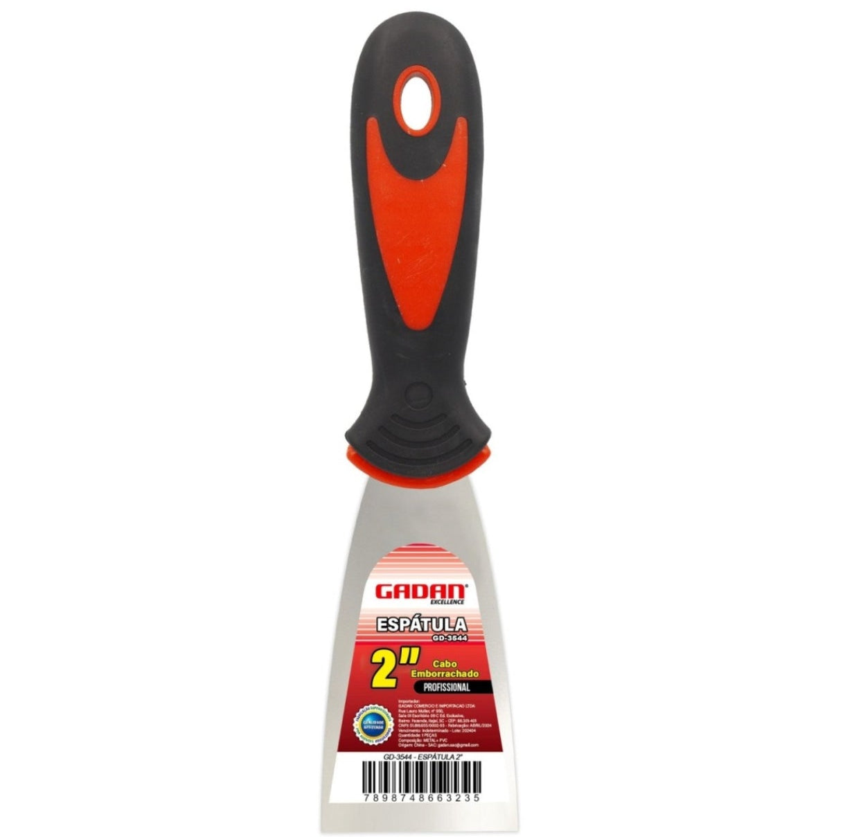 ESPATULA 2" EMBORRACHADA PROFISSIONAL - GADAN