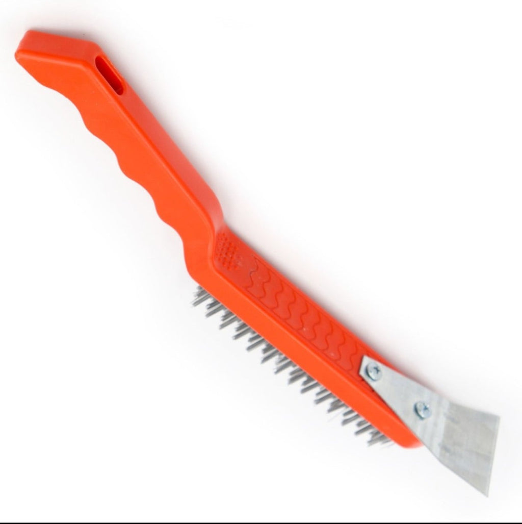 ESCOVA DE AÇO COM RASPADOR - GADAN