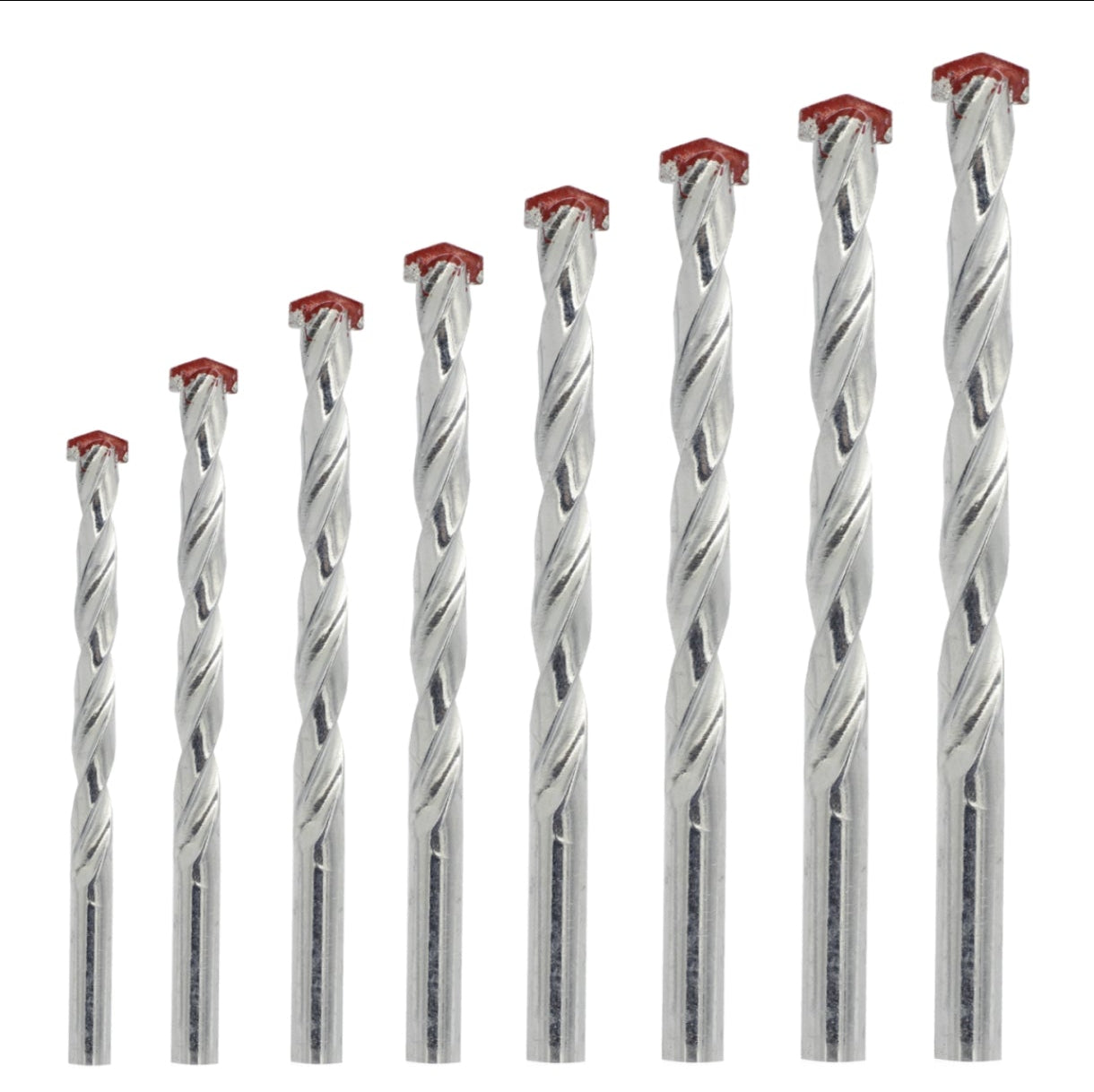 JOGO DE BROCAS PARA CONCRETO C/ 8 PCS-GADAN