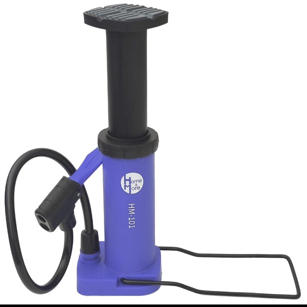 BOMBA DE AR DE PÉ PORTÁTIL PNEU BIKE -CARRO- MOTO