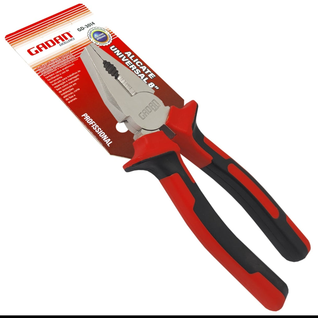 ALICATE UNIVERSAL 8" POLIDO PROFISSIONAL - GADAN