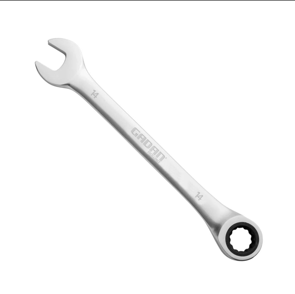 CHAVE COMBINADA COM CATRACA 14MM CROMADA PROFISSIONAL -GADAN